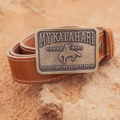 Mens Buckle Belt -Tan