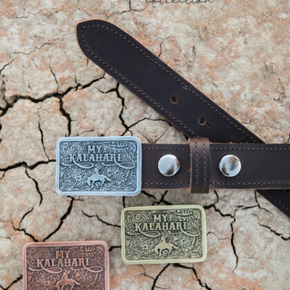Ladies Buckle Belt - Nicotine