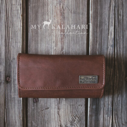 Ladies Leather Wallet - Tobacco
