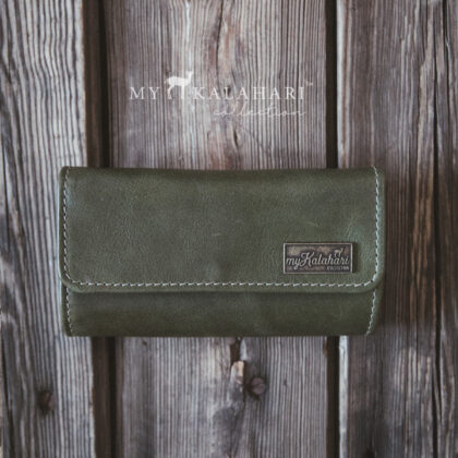 Ladies Leather Wallet - Olive
